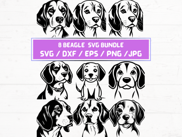 Beagle SVG Bundle: A Crafters’ Graphic Design Asset
