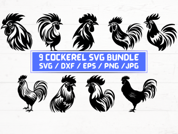 Cockerel SVG Bundle: A Graphic Designer’s Take on Crafts and Creativity