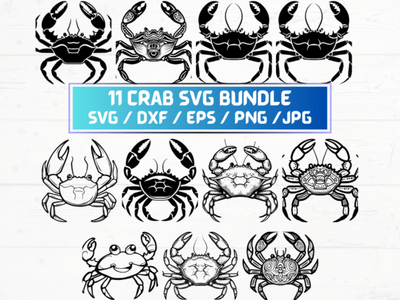 Crab SVG File: Graphics for Crafts That Sell