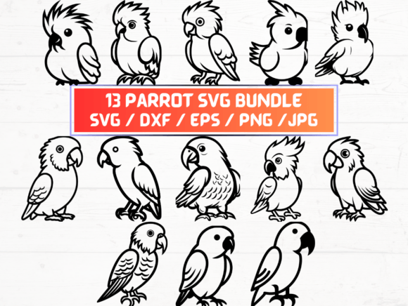 Parrot SVG: A Graphic Asset for Creative Publishing