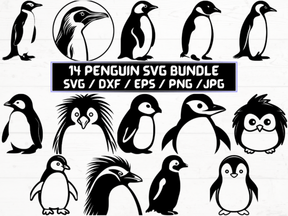 Penguin SVG: Graphics for Crafts & Content Publishing
