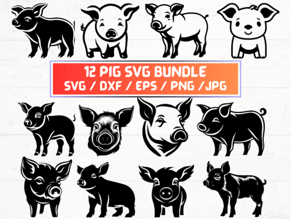 Pig SVG: A Versatile Graphic for Crafts and Creativity