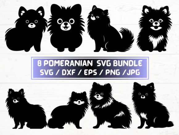 Pomeranian Dog Svg: A Graphic Asset for Crafts and Branding