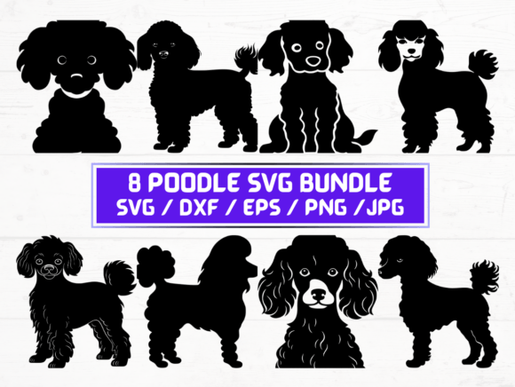 Poodle Dog SVG: A Graphic Asset for Crafts and Branding