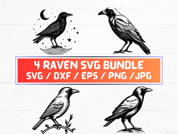 Raven SVG: A Graphic Asset for Crafts and Branding