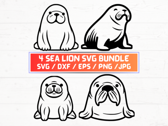 Sea Lion Graphics for Crafts
